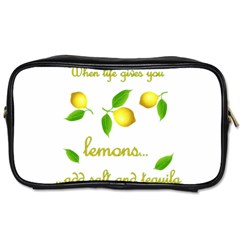 When Life Gives You Lemons Toiletries Bags 2-side by Valentinaart