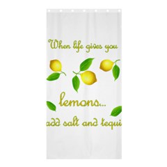 When Life Gives You Lemons Shower Curtain 36  X 72  (stall)  by Valentinaart