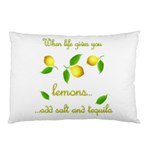 When life gives you lemons Pillow Case (Two Sides) Back