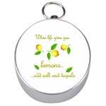 When life gives you lemons Silver Compasses Front