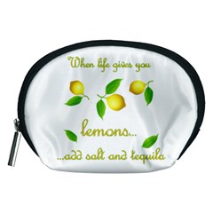 When Life Gives You Lemons Accessory Pouches (medium)  by Valentinaart