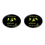 When life gives you lemons Cufflinks (Oval) Front(Pair)