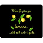 When life gives you lemons Fleece Blanket (Medium)  60 x50  Blanket Front