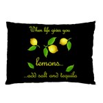 When life gives you lemons Pillow Case (Two Sides) Back