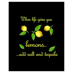 When Life Gives You Lemons Drawstring Bag (small) by Valentinaart