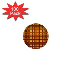 Plaid Pattern 1  Mini Buttons (100 Pack)  by linceazul