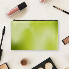 Green Soft Springtime Gradient Cosmetic Bag (medium)  by designworld65