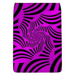 Black Spral Stripes Pink Flap Covers (s)  by designworld65