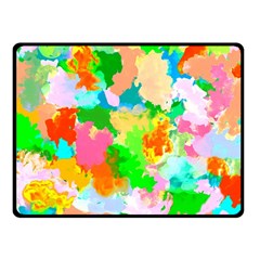 Colorful Summer Splash Fleece Blanket (small) by designworld65