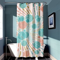 Bubbles Shower Curtain 36  X 72  (stall)  by linceazul