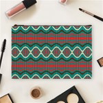 Ethnic Geometric Pattern Cosmetic Bag (Large)  Front