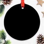 Black Ornament (Round) Front