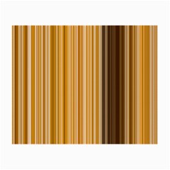 Brown Verticals Lines Stripes Colorful Small Glasses Cloth by Mariart