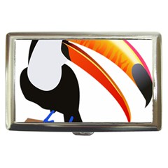 Cute Toucan Bird Cartoon Fly Cigarette Money Cases by Mariart