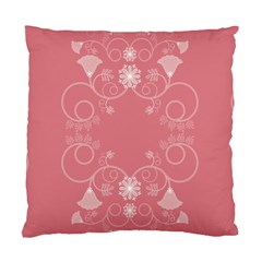 Flower Floral Leaf Pink Star Sunflower Standard Cushion Case (two Sides) by Mariart