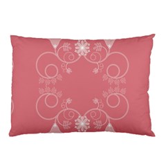 Flower Floral Leaf Pink Star Sunflower Pillow Case by Mariart