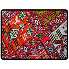 Carpet Orient Pattern Double Sided Fleece Blanket (large)  by BangZart