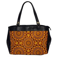 Golden Mandalas Pattern Office Handbags by linceazul