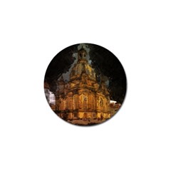 Dresden Frauenkirche Church Saxony Golf Ball Marker (4 Pack) by Nexatart