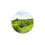 Bali Rice Terraces Landscape Rice Golf Ball Marker (4 pack) Front