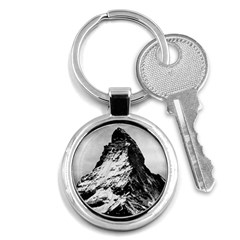 Matterhorn Switzerland Mountain Key Chains (round)  by Nexatart