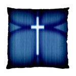 Blue Cross Christian Standard Cushion Case (Two Sides) Front