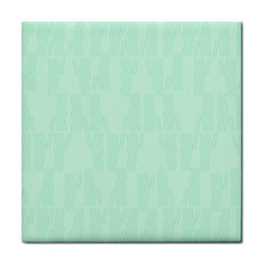 Line Blue Chevron Tile Coasters by Mariart