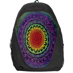 Rainbow Mandala Circle Backpack Bag by Mariart