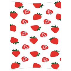 Red Fruit Strawberry Pattern Back Support Cushion by Mariart