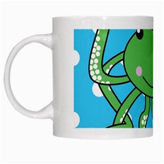 Octopus Sea Animal Ocean Marine White Mugs by Nexatart