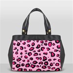 Pink Leopard Office Handbags (2 Sides)  Back