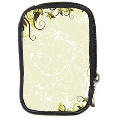 Flower Star Floral Green Camuflage Leaf Frame Compact Camera Cases by Mariart