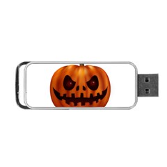 Halloween Pumpkin Portable Usb Flash (two Sides) by Valentinaart