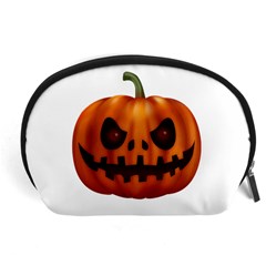 Halloween Pumpkin Accessory Pouches (large)  by Valentinaart