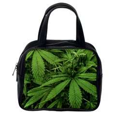 Marijuana Plants Pattern Classic Handbags (one Side) by dflcprints