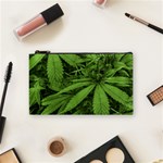 Marijuana Plants Pattern Cosmetic Bag (Small)  Front