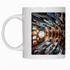 Iron Glass Space Light White Mugs by Mariart