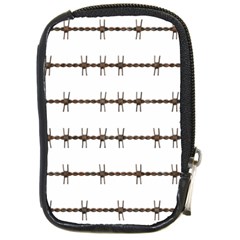 Barbed Wire Brown Compact Camera Cases by Mariart