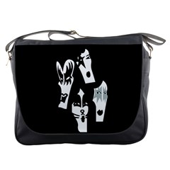 Kiss Band Logo Messenger Bags by Celenk