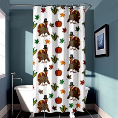 Thanksgiving Turkey  Shower Curtain 36  X 72  (stall)  by Valentinaart