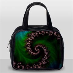 Benthic Saltlife Fractal Tribute For Reef Divers Classic Handbags (one Side) by jayaprime