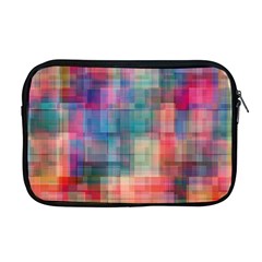 Rainbow Prism Plaid  Apple Macbook Pro 17  Zipper Case by KirstenStar