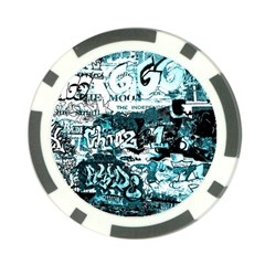 Graffiti Poker Chip Card Guard (10 Pack) by ValentinaDesign