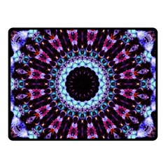 Kaleidoscope Shape Abstract Design Double Sided Fleece Blanket (small)  by Celenk