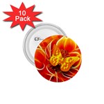 Arrangement Butterfly Aesthetics Orange Background 1.75  Buttons (10 pack) Front