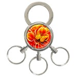 Arrangement Butterfly Aesthetics Orange Background 3-Ring Key Chains Front