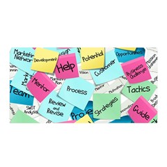 Stickies Post It List Business Satin Wrap by Celenk