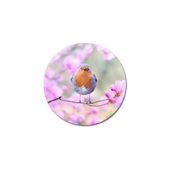 Spring Bird Bird Spring Robin Golf Ball Marker (10 Pack) by Celenk