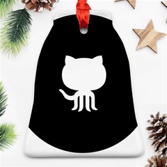 Logo Icon Github Bell Ornament (two Sides) by Celenk