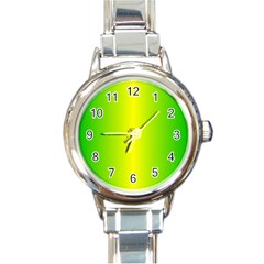 Pattern Round Italian Charm Watch by gasi